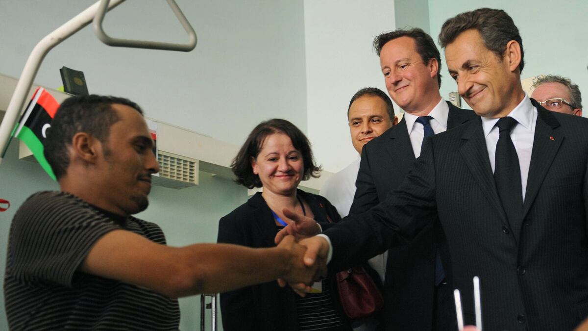 cheats/2011/09/15/cameron-sarkozy-fly-to-libya/nicholas-sarkozy-david-cameron-visit-libya-cheat_dhtagb