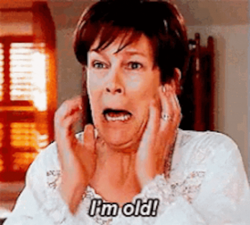 A gif of Jamie Lee Curtis