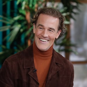 James Van Der Beek during a taping of “The View” from December 4th, 2024.
