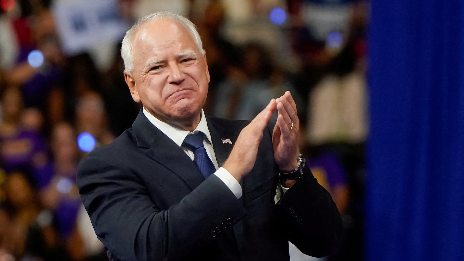 Tim Walz did not answer the first call from Kamala Harris telling him she’d chosen him as her running mate.