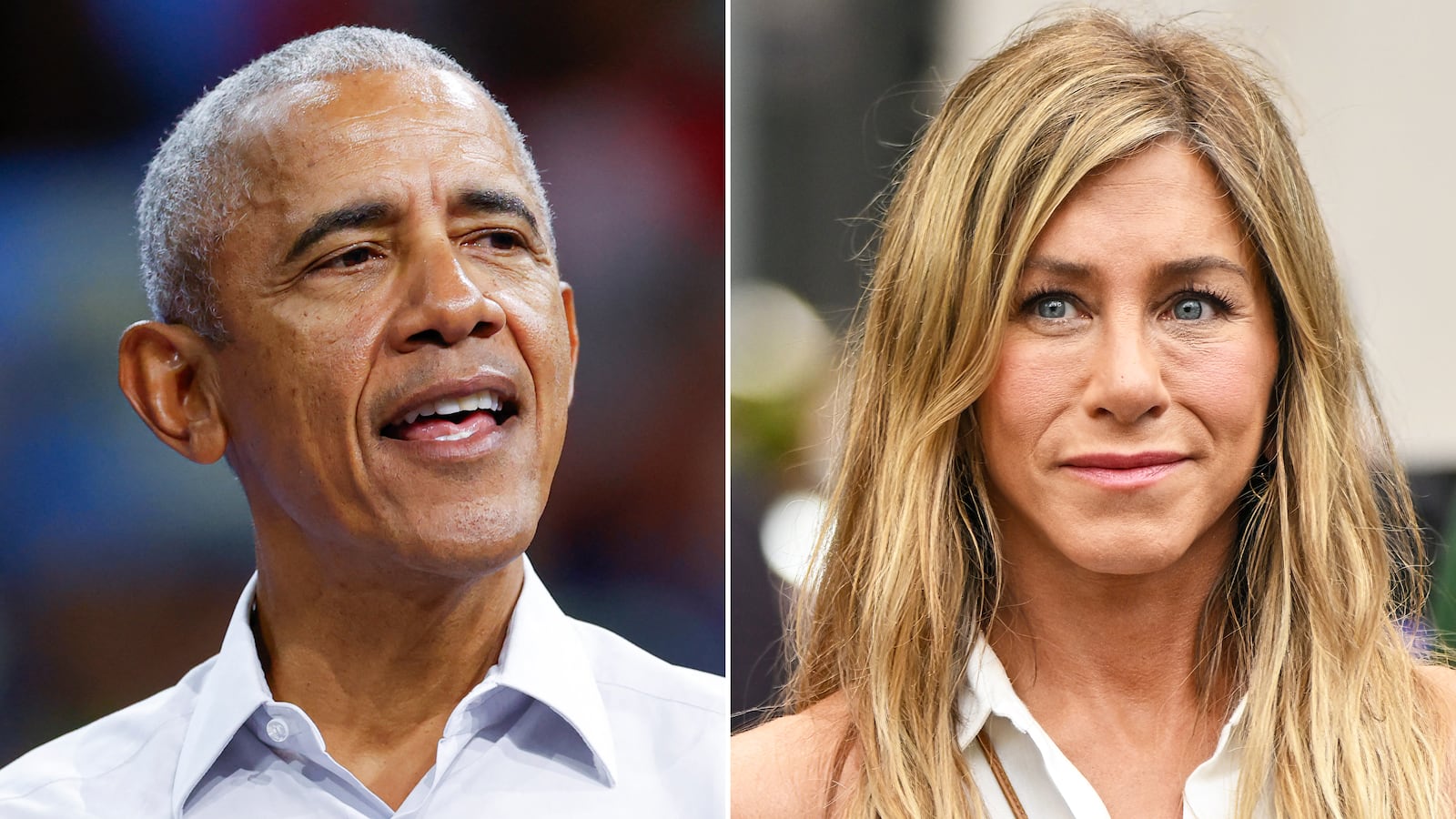 Barack Obama and Jennifer Aniston.