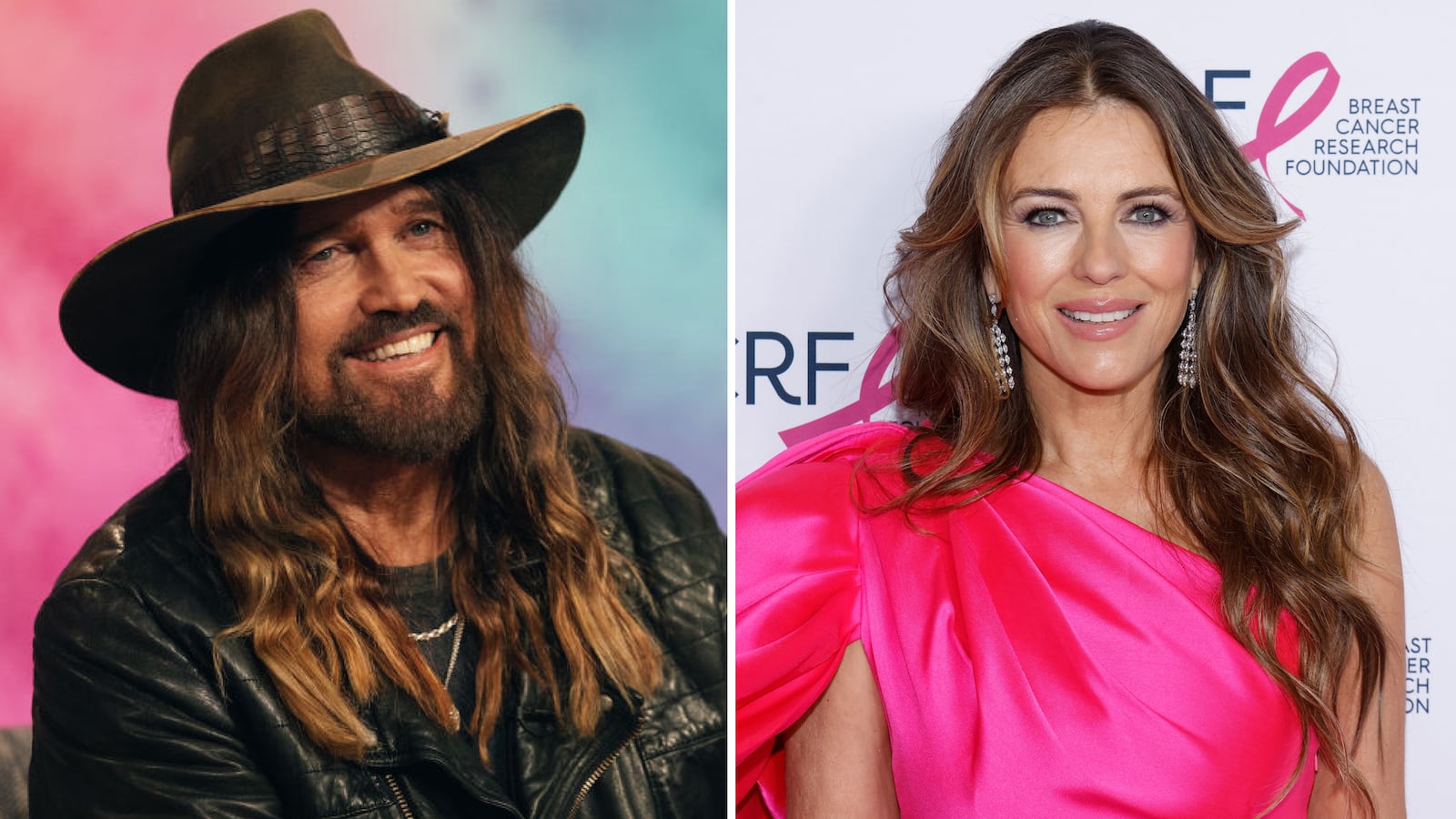 Billy Ray Cyrus and Elizabeth Hurley