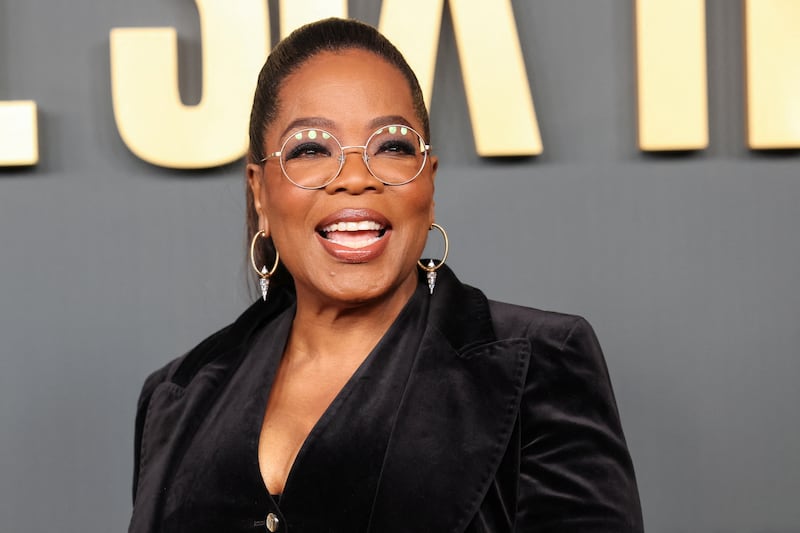 Oprah Winfrey attends the premiere of "The Six Triple Eight" at The Egyptian Theatre in Hollywood, Los Angeles, California, on December 3, 2024.
