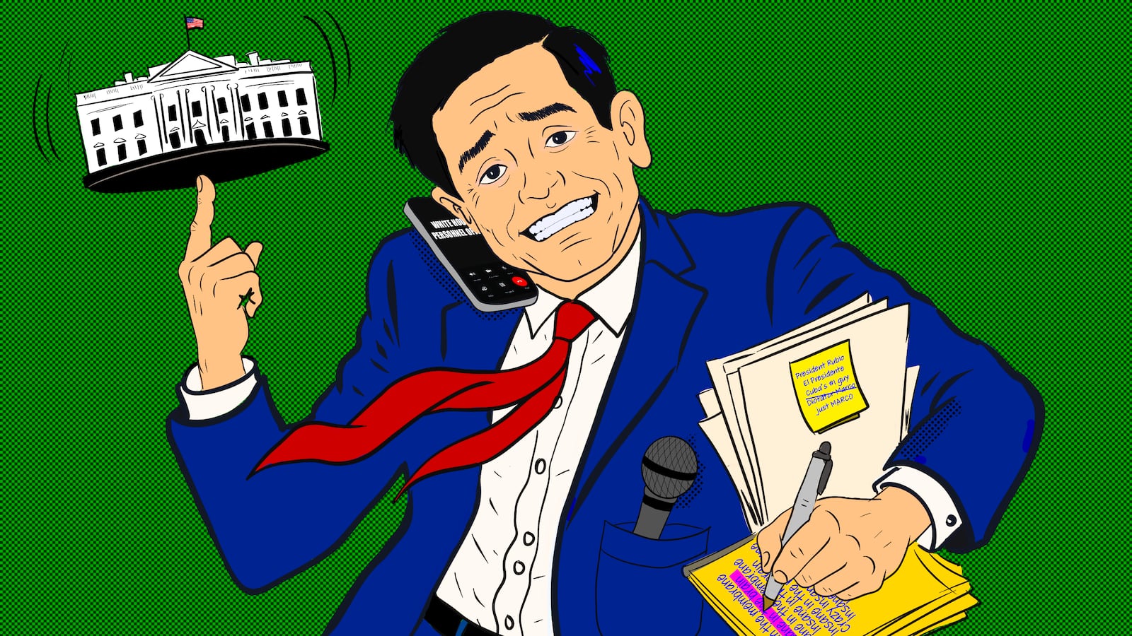 Marco Rubio illustration