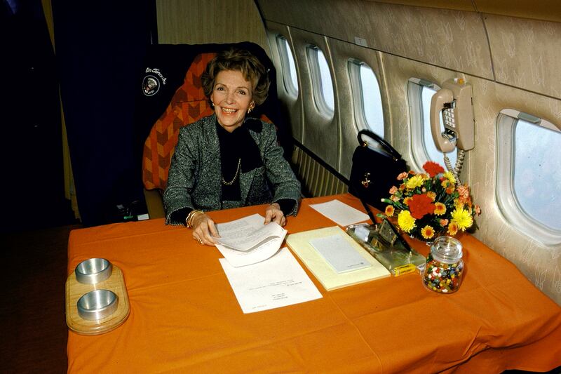 galleries/2012/01/25/americas-most-influential-first-ladies-from-eleanor-roosevelt-to-jacqueline-kennedy-photos/most-influencial-first-ladies-gal-reagan_dedwln