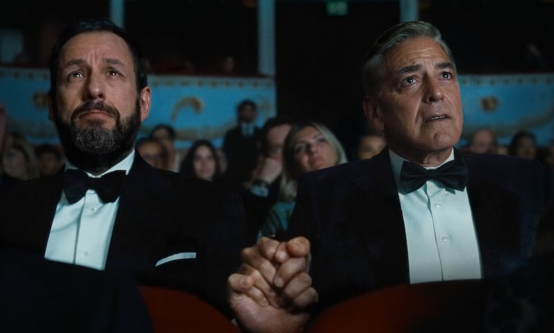 Adam Sandler and George Clooney