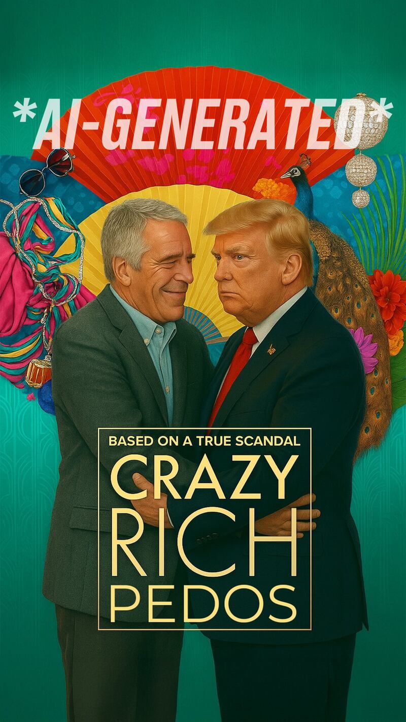 Jimmy Gomez's mock-up of a movie poster.