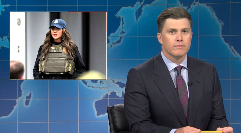 SNL, Colin Jost on Kristi Noem