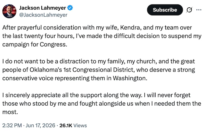 Jackson Lahmeyer on X