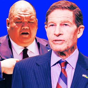 Steven Cheung and Richard Blumenthal.