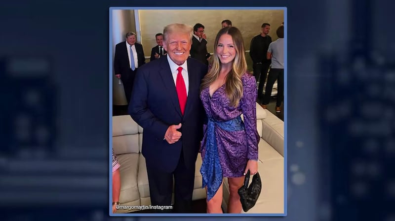 Margo Martin and Donald Trump