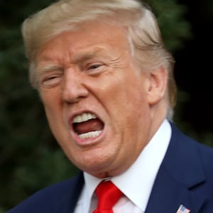 Trump yelling.