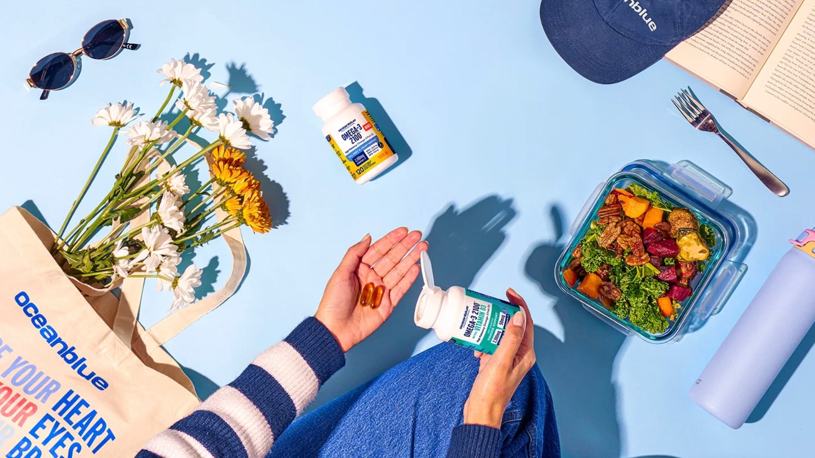 Oceanblue Omega-3 Fish Oil Softgels