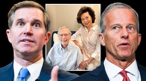 KY Gov. Andy Beshear, Mitch McConnell, Elaine Chao and Sen. John Thune.