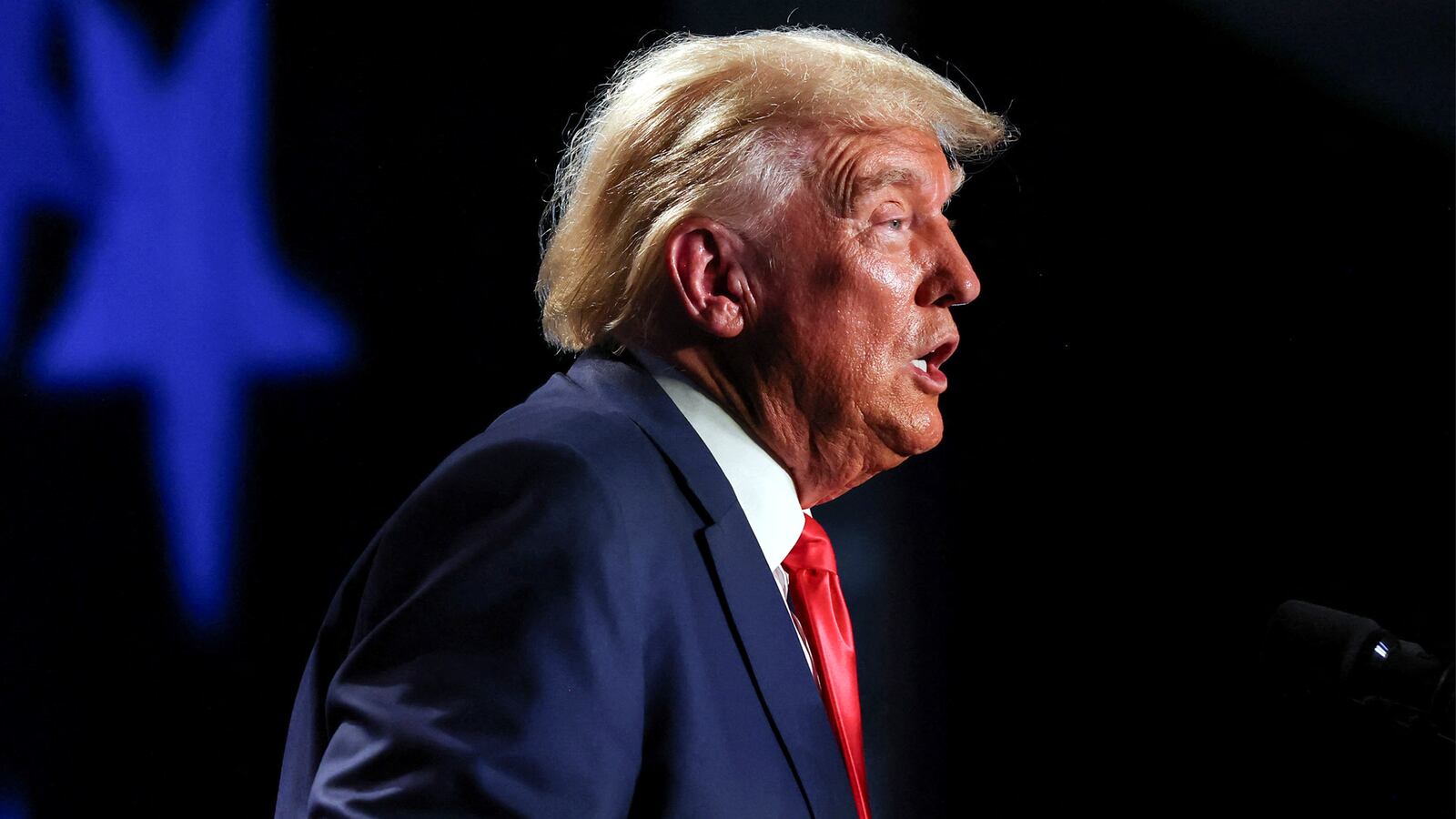 Former U.S. President and Republican candidate Donald Trump