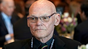 James Carville attends The New York Times DealBook Summit 2025 at Jazz at Lincoln Center on December 03, 2025 in New York City.