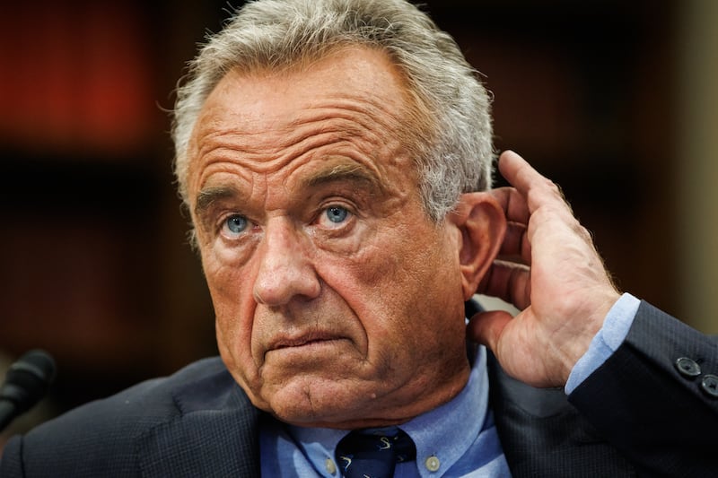 WASHINGTON, DC - MAY 14: U.S. Secretary of Health and Human Services Robert F. Kennedy Jr. testifies before the House Appropriations Committee in the Rayburn House Office Building on May 14, 2025 in Washington, DC. Kennedy is testifying before the Subcommittee on Labor, Health and Human Services, Education, and Related Agencies on the Department of Health and Human Services' proposed 2026 fiscal year budget. (Photo by Samuel Corum/Getty Images)