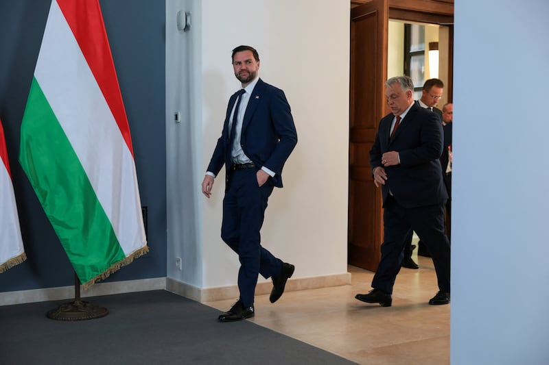 Vance meets with Hungarian Prime Minister Viktor Orban