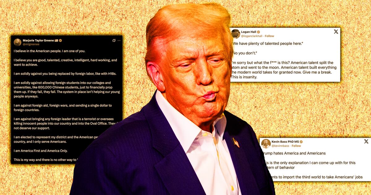 MAGA bricht zusammen wegen Trumps Beleidigung amerikanischer Arbeiter