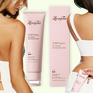 Loving Tan 10 MIN Express Self-Tanning Smoothing Mask Dark.