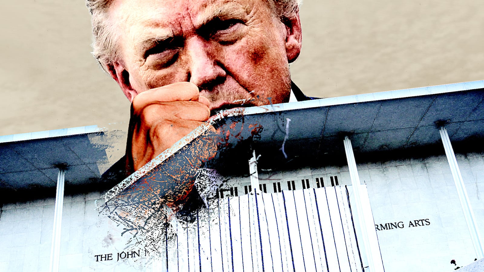 Donald Trump crushes the Kennedy Center.