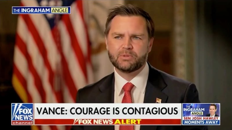 Vance told Cunningham to keep being "courageous."