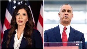 Kristi Noem and Corey Lewandowski
