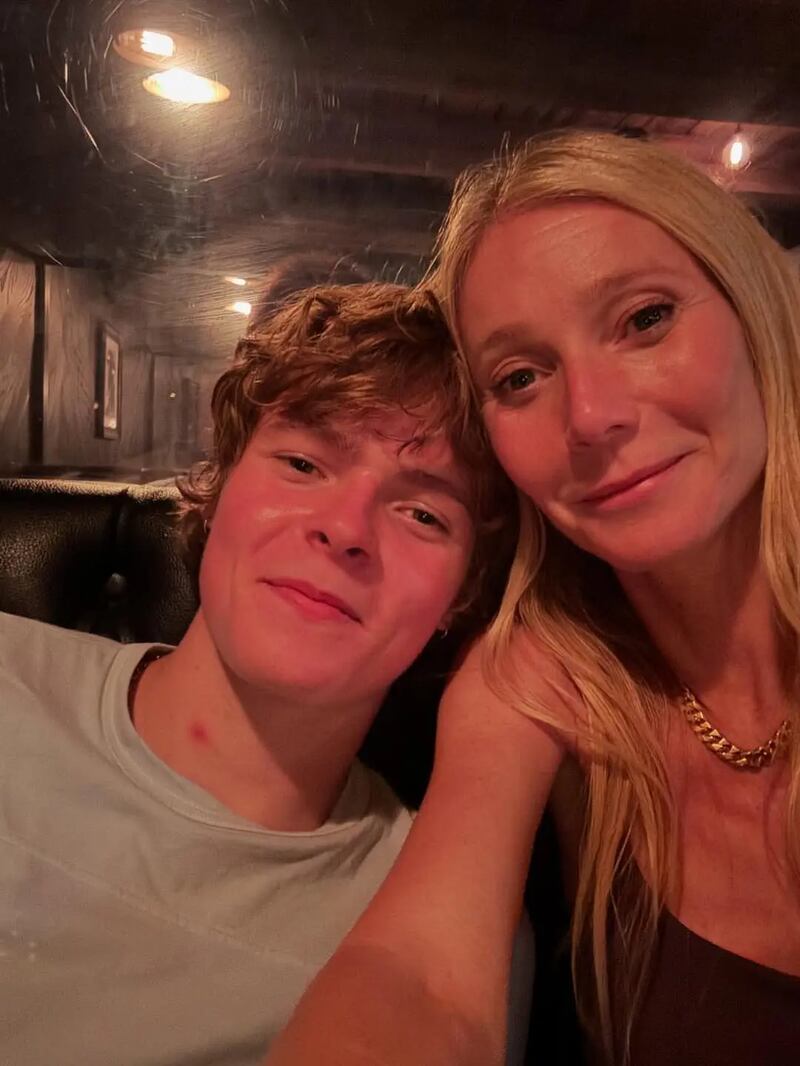 Paltrow and her 19-year-old son, Moses.