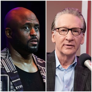 Wayne Brady and Bill Maher