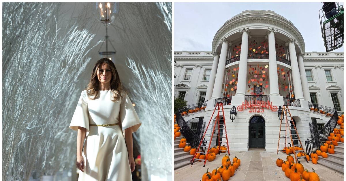 Melania Unveils Halloween as Critics Target $300M Ballroom
