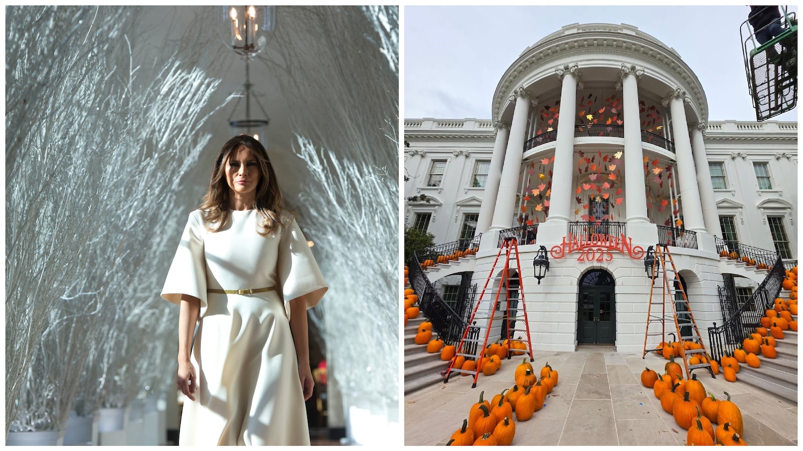 Melania Trump and Halloween White House