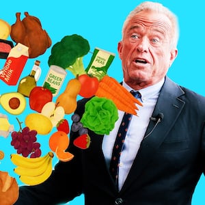 RFK Jr, Donald Trump photo illustration