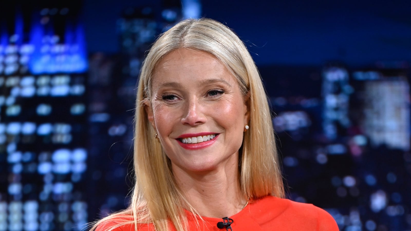 THE TONIGHT SHOW STARRING JIMMY FALLON -- Episode 2056 -- Pictured: Actress & businesswoman Gwyneth Paltrow during an interview on Thursday, November 21, 2024 -- (Photo by: Todd Owyoung/NBC via Getty Images)