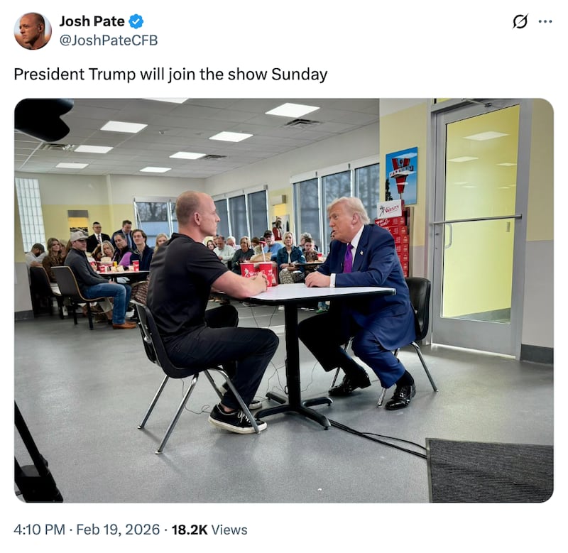 Josh Pate Donald Trump