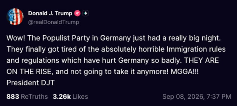 donald trump truth social