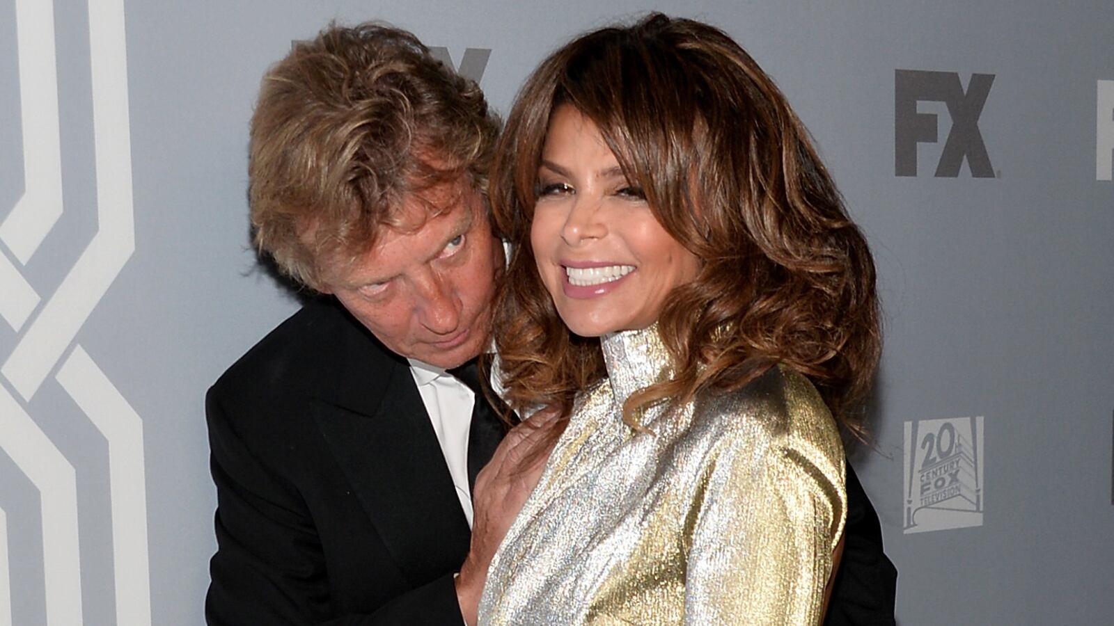 Singer Paula Abdul and Nigel Lythgoe in 2013