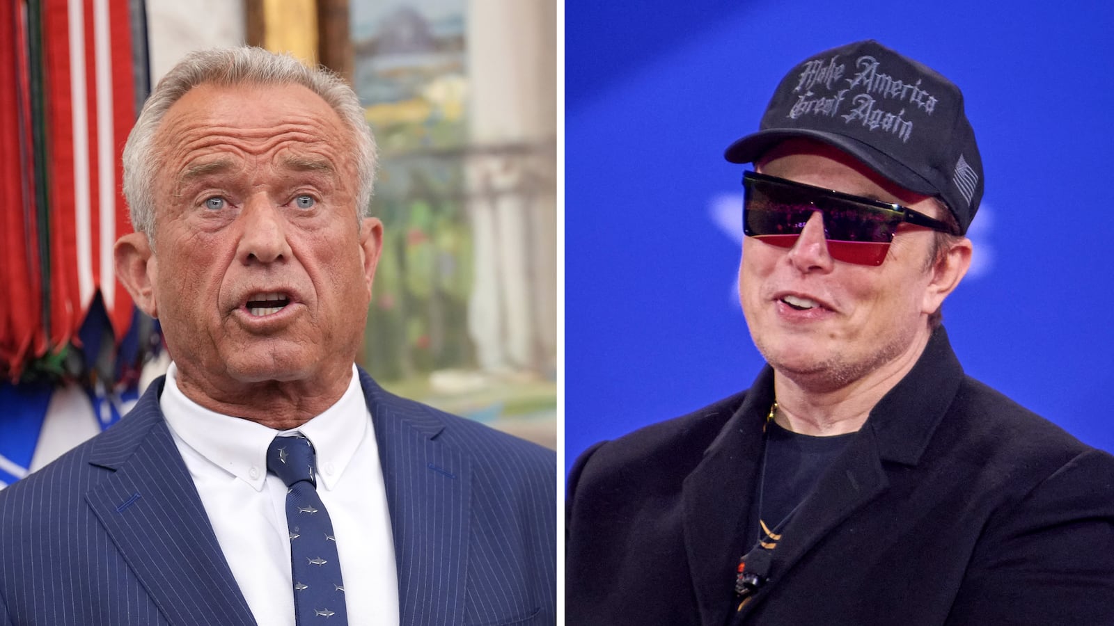 Robert F. Kennedy Jr. and Elon Musk.