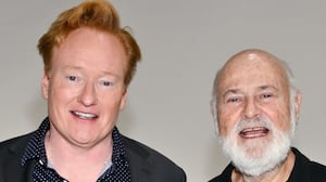 Conan O'Brien, 62, and Rob Reiner, 78, in 2024.