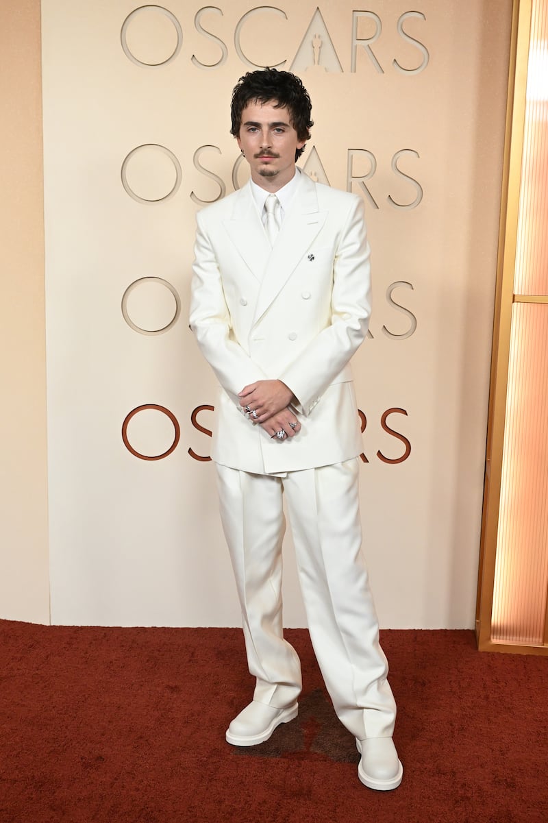 Timothée Chalamet at the 98th Annual Oscars held at Dolby Theatre on March 15, 2026 in Hollywood, California.