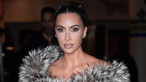NEW YORK, NY - OCTOBER 27: Kim Kardashian is seen on October 27, 2025 in New York City. (Photo by XNY/Star Max/GC Images) *** Local Caption ***Kim Kardashian