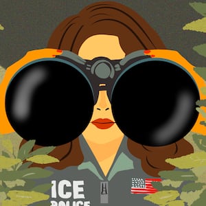 Kristi Noem illustration