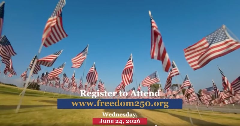 Trump's Truth Social video had an outdated call for registrations.
