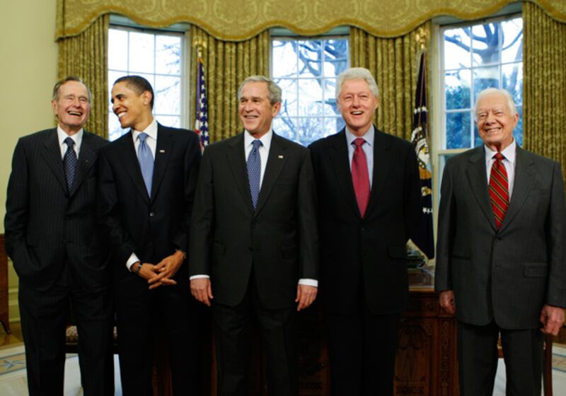 galleries/2010/06/16/awkward-presidential-encounters/awkward-prez-encounters---living-presidents_wpef2w