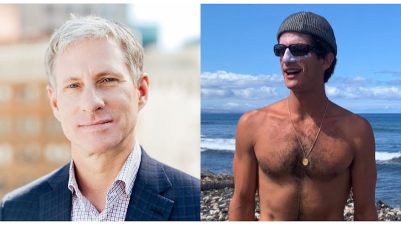 Crypto billionaire Chris Larsen (left) is determined to stop the rise of Jack Schlossberg (right), at the price of millions.