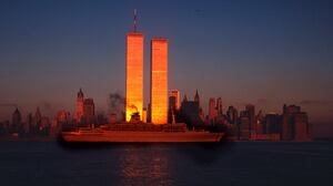 Twin Towers of the World Trade Center in New York City