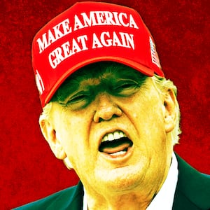 Donald Trump photo illustration