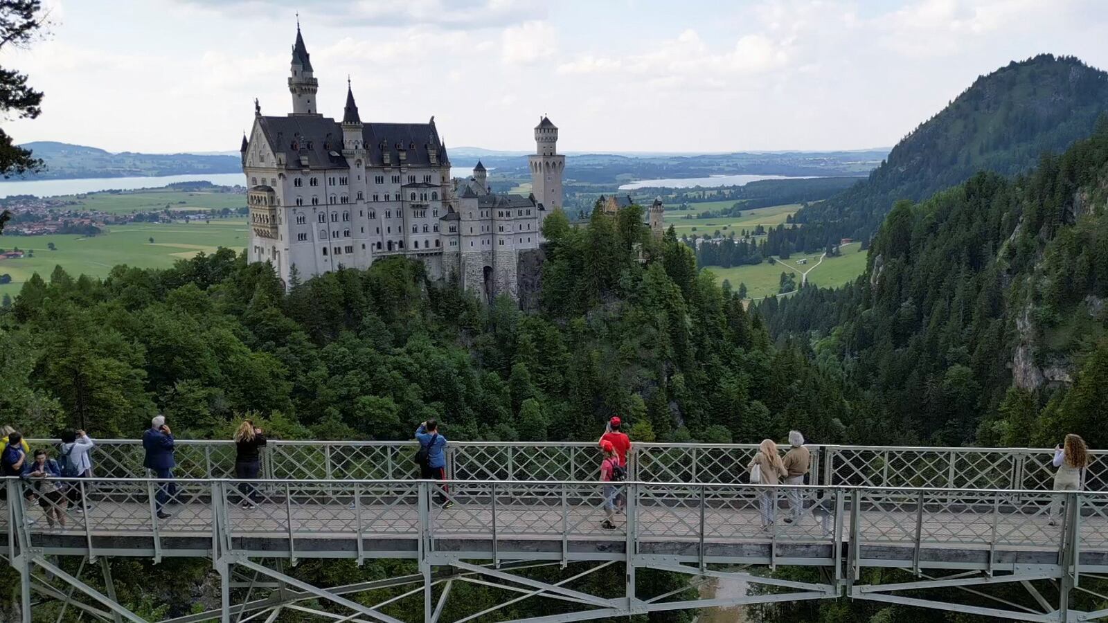 A general view shows Neuschwanstein Castle, following a police report of an attack, near Neuschwanstein Castle, Germany, June 15, 2023.