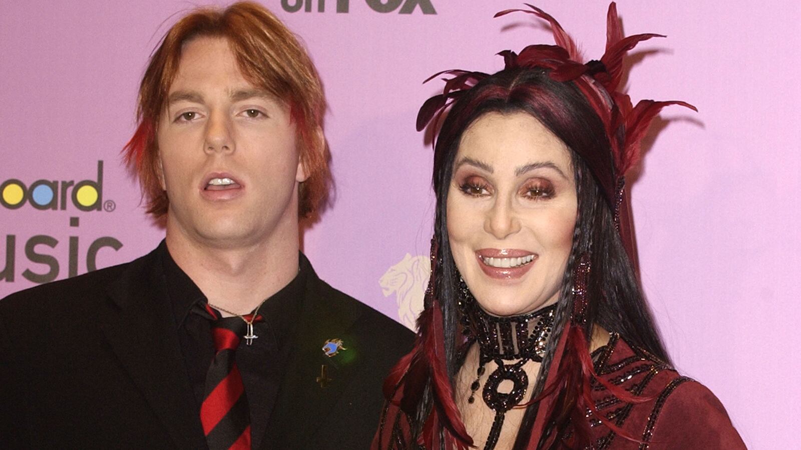 Elijah Blue & Cher during the 2002 Billboard Music Awards