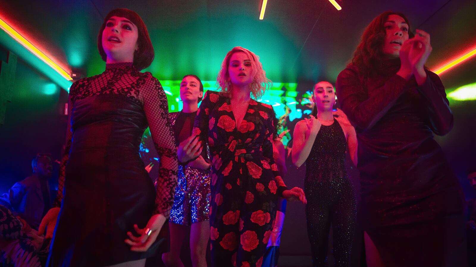 Selena Gomez as Jessi in Emilia Pérez.