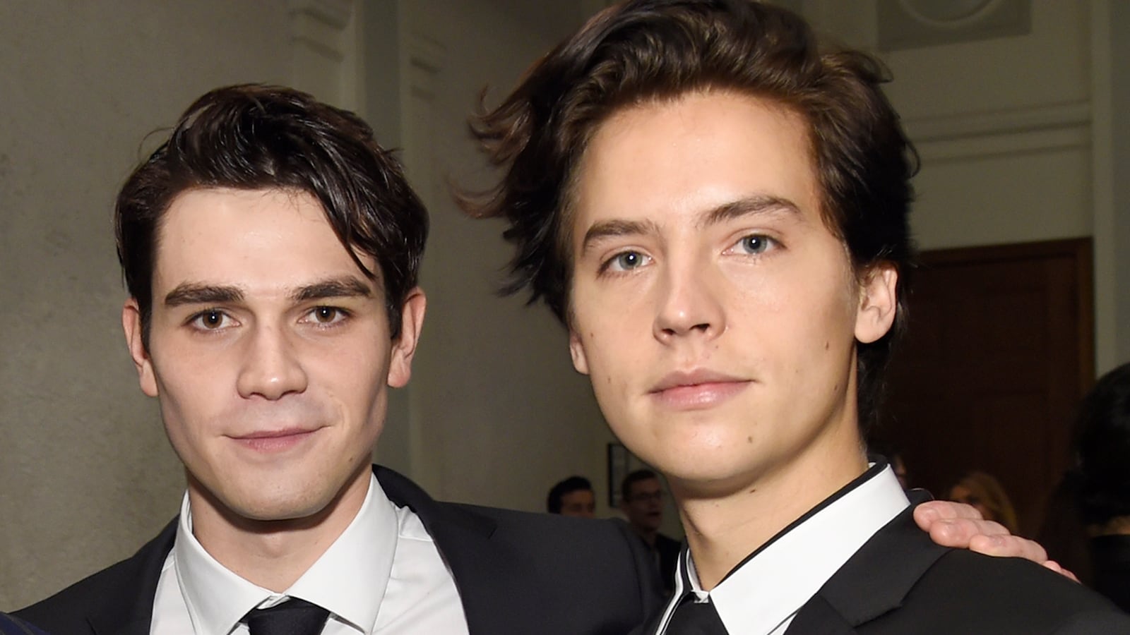 NEW YORK, NY - MAY 17: (Exclusive Coverage) KJ Apa, Casey Cott and Cole Sprouse attend The CW Network's 2018 upfront at New York City Center on May 17, 2018 in New York City. (Photo by Kevin Mazur/Getty Images for The CW)